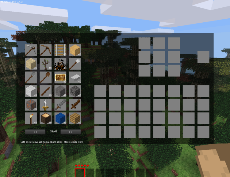 A block-based 3D world